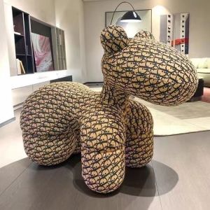 Creative Little Horse Chair Childrens Animal Stool Living Room Floor Standing Sofa High Elastic Sponge Soft Padded Leather Covered