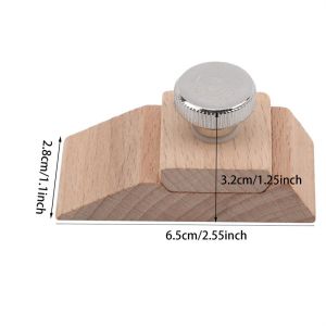 Beech Block Handmade Leather Edge Grinding Sandpaper Treatment Tool Sandalwood DIY Leathercraft Edge Tool NEW High Quality