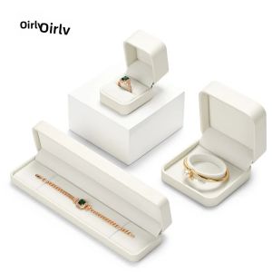 Hộp Đựng Đồ Trang Sức Bằng Da Oirlv Có Ngăn Đựng Nhẫn Bông Tai Dây Chuyền Vòng Tay - Hộp Đựng Quà Tặng Du Lịch