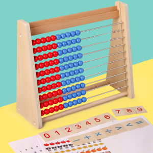 Montessori Math Teaching Aids Arithmetic Frame Kindergarten Early Education Childrens Addition And Subtraction Calculation Frame Abacus