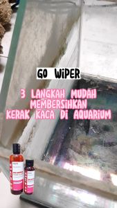 Ace Aquarium Obat Cairan Pembersih Kerak Kaca Aquarium Anti Jamur Lumut Gowiper Go Wiper