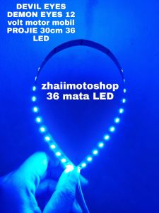 DEVIL EYE DEMON EYE 12V MOTOR MOBIL PROJIE 30CM 36LED