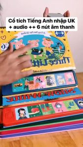 [COMBO 6 CUỐN] Sách Pop up Sound Book- Sách âm thanh kể chuyện cổ tích 6 chủ đề cho bé