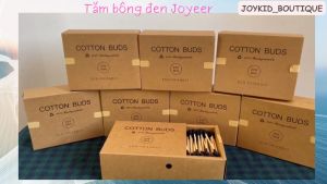 Tăm bông đen Joyeer trang điểm/tẩy trang/ngoáy tai 200/500 que