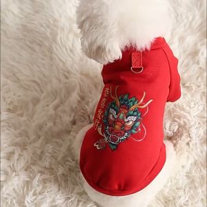 【READY-STOCK】CNY Premium Chinese New Year Costume Cloth Pets Chinese New Year Cloth CNY Cat Clothing 猫猫过年服装 狗狗新年衣服宠物衣服
