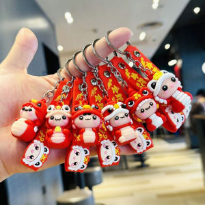 Creative Snake Year Keychain New Year Activity Gifts Kindergarten Childrens Gifts Festive Celebration Supplies