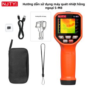 NJTY | Máy Ảnh Nhiệt Hồng Ngoại Cầm Tay S-M8 -20~800 ° Camera Hồng Ngoại Kết Hợp Hai Chế Độ Ánh Sáng C Độ Phân Giải 1024 Điểm Ảnh Màn Hình LCD 8GB Dùng Cho Kiểm Tra Điện HVAC Và Nhà Cửa