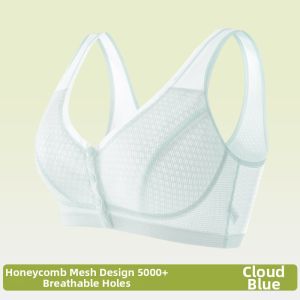 YUNASHA | Summer Quick Dry Front Closure Cotton Bra