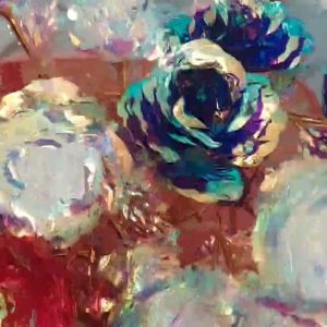 Bunga Mawar Hias per tangkai (tanpa box)|| Bunga Mawar Dekorasi ||Artificial Rose Gold Foil Rose 24K