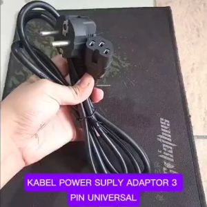 V200 ORI 1.5M KABEL POWER SUPLY ADAPTOR UNIVERSAL LAPTOP LISTRIK ELEKTRONIK ELEKTRIK 3 PIN LUBANG BU