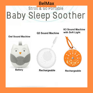 White Noise Sound Machine Q3 Rechargeable/ K3 White Noise/ Owl Pink Noise Baby Soother Sleep Helper Portable Sound Music Machine