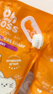 [ĐƠN 290K TẶNG 1 XẺNG] OHMYBOSS - CÁT ĐẬU NÀNH Tự Nhiên Cát Mèo 😼 Túi 2.5kg Dễ Dọn Hạn Chế Mùi