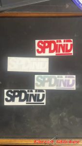 sticker SPDIND stiker speeding indonesia