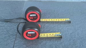 Neso German Tool Meteran Pita Pengukur 3/5 Meter(COD)/Meteran Digital Laser/Meteran Baja Anti Karat/Meteran Anti Karat