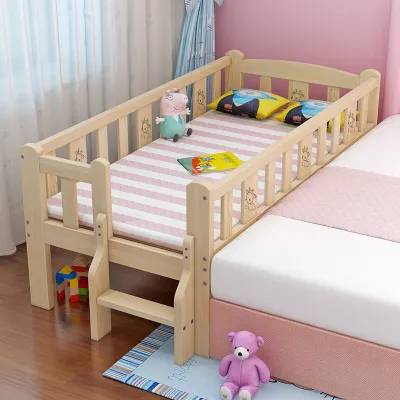 SHANNAIER | Bunk Guard Rails Childrens Bed Single Beds for Boys Girls Princess Bed Baby Cot Wide Bedside Crib