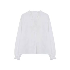 Karrar betsey | Áo Thun Vòng Cổ V Đẹp Elegance Dài Tay Mỏng