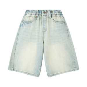 MUCMUKN | Retro Washed Casual Denim Shorts for Boys
