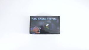 RYSJM | P10 PRO HUD OBD2 Head Up Display Smart Digital Meter On Board Computer Digital Speedometer Multiple Languages Overspeed Alarm