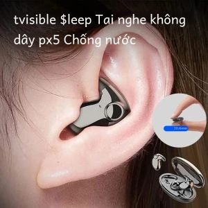 Tai Nghe Bluetooth 5.3 Không Dây Sleep Invisible Stereo Chống Nước IPX5 Có Mic Âm Thanh Sống Động Khử Tiếng Ồn Cho Điện Thoại