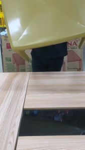 21INCH MONOBLOCK TABLE PLASTIC SQUARE TABLE / LAMESA / STURDY COFFEE SHORT LEG TABLE KIDDIE TABLE