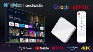 Android14.0 H96 Max RK3518 Quad Core 4K Wifi6 BT5.4 BT Voice Assistant Remote Control Game Media Player Smart TV Box