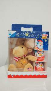 Limited Edition Plushie Kinder Joy T4 Christmas Gift Set Chocolate Snacks Food  Coklat