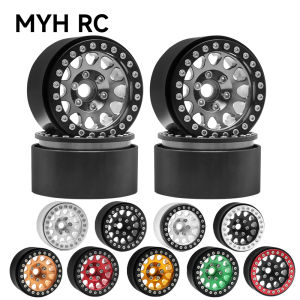 MYHRC Metal 1.9Inch Beadlock Wheel Rim Hub For1/10 RC Crawler Axial Scx10 D90 TRX4 TRX6 Capra 1.9 UTB H10 RC Accessories