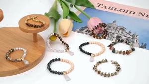 Jewelry Making Supplies Kit Natural Stone Beads Irregular Natural Stone for DIY Craft Bracelet Necklace Earrings for Adults