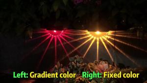 Đèn LED Năng Lượng Mặt Trời Chống Thấm Nước Ánh Sáng Trắng Ấm & Đổi Màu Đèn Bậc Thang Năng Lượng Mặt Trời Dùng Cho Sân Vườn Hàng Rào Chiếu Sáng Ngoài Trời
