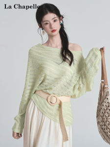La Chapelle | Áo Blouse Chống Nắng Dáng Asymmetrical Off-Shoulder Slimming