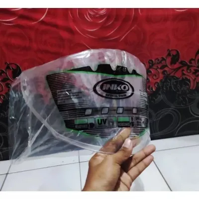 kaca helm ink centro / kaca KYT DJ maru silver plus rachet