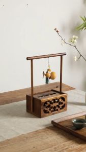 สไตล์ใหม่ กล่องทิชชู่ไม้สัก กล่องใส่กระดาษชำระ ลายไทย สไตล์วินเทจ เหมาะสำหรับห้องนั่งเล่น ร้านกาแฟ ร้านSPA