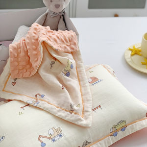 Áo Chăn Gối Vải Cotton Hai Lớp Hoạt Hình Cho Trẻ Em Mẫu Giáo Bé Gái 35x55cm 30x50cm Áo Chăn Gối Trẻ Em a Lớp Có Thể Giặt Được