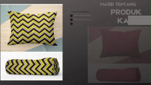 1 SET Sarung bantal/guling dewasa motif modern&minimalis LP
