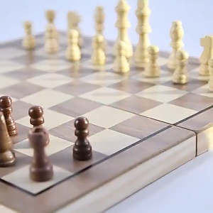 Portable Wooden Magnetic Chess Set Folding Chess Board International Chess Game Travel Outdoor Carry Papan Catur Kayu