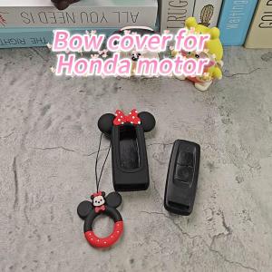 Cartoon bow cover for honda vision pcx160 vario160 Scoopy2023 click 125/160 SH mode remote keyless casing