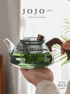 Exquisite Glass Tea Set Teapot for Home Use Tea Brewing Pot Gift Giving Traditional Chinese Style Handmade Glass Tea Utensils