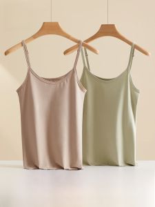 MiiOW | Pure Cotton Strap Vest Womens Underwear Summer Outdoor Wear Base Shirt Prevent Light Exposure Hide Underarm Bare Back Sleeveless Top