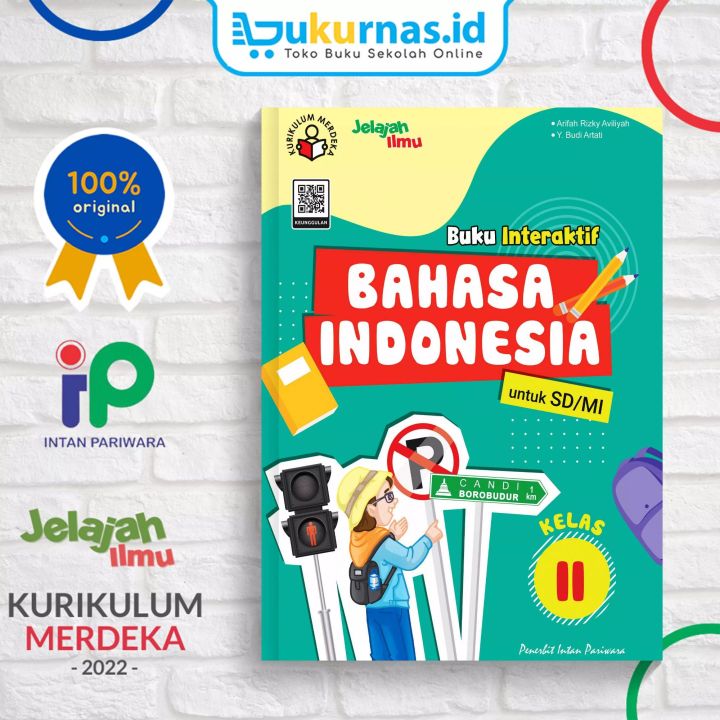 Buku Interaktif Bahasa Indonesia Kelas II, 2 SD Kurikulum Merdeka Tahun ...