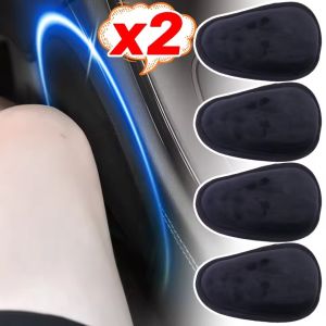 2PCS Car Knee Pad Leg Cushion Center Console Soft Plush Pad Driver Leg Support Protector for Auto Car Vehicle Interior Accessories