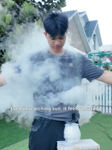 ZOLURA Y6 10000mAh Portable Waist Cooling Fan 3 in 1 Outdoor Fan With Light 199 Speed Wind Clip Fan