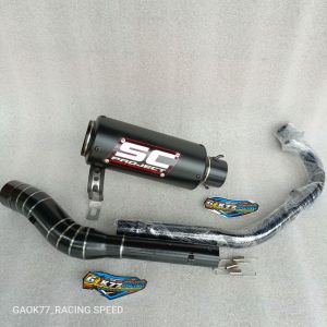 Knalpot Sc Project Dop Vixion Satria Sonic Mx R15 Gsx Cbr150r cb150r supra gtr verza Byson dll