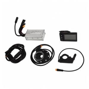 DC24V 36V 48V Electric Bike Conversion Kit with 17A 3 Mode Brushless Controller S866 Panel Electric Bicycle Thumb Throttle