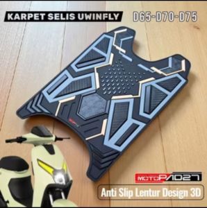 Karpet Sepeda Listrik Uwinfly D60 D65 D70 D75 Bahan full Karet