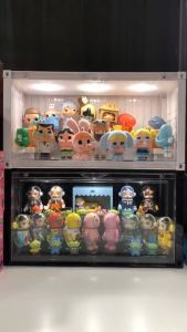 กล่องใส่โมเดล กล่องใส่โมเดลคอนเทนเนอร์มีไฟ กล่องเก็บโมเดล กล่องใส่โมเดล กล่องอะคริลิคใส  มีให้เลือก 4 สี กล่องใส่ตุ๊กตา ชั้นโชว์โมเดล