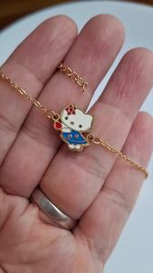 Gelang Kitty Anak Bahan Titanium Anti karat Perhiasan Fashion Import GTA001 GTHM