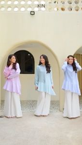 Baju Atasan Wanita Kemeja Wanita Korean Style Naila by Kin Outfit