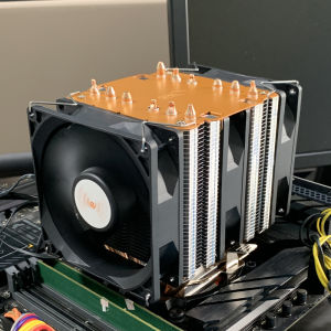 พัดลมระบายความร้อนซีพียู X99 สำหรับพีซี 6 ฮีทไปป์ สำหรับ Intel LGA 1366 1700 1200 1150 1151 1155 2011 X79 AM3 AM4 AM5