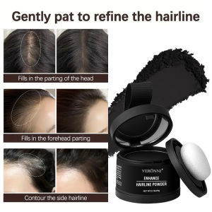Natural Hairline Powder Fluffy Thinning Hair Powder Hair Line Shadow Makeup Hair Concealer Root Cover Up Instant Coverage Powder