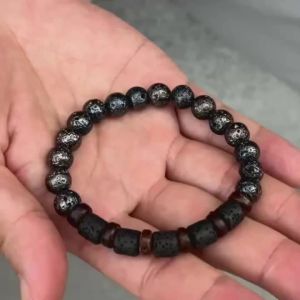 New Natural Volcanic Rock Bracelet For Men Meditation Coconut Bead Braslet Leisure Accessories Gifts For Boyfriend Gift Jewelry